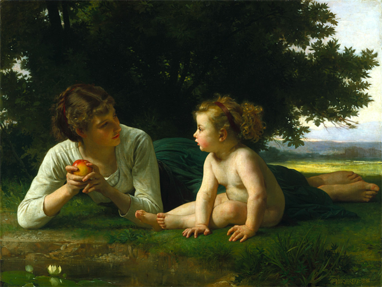 Temptation, 1880 - William Bouguereau