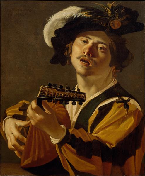 The Lute Player, 1622 - Дирк ван Бабюрен