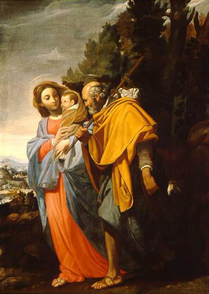 The Flight into Egypt, 1650 - Доменіко Фйязелла