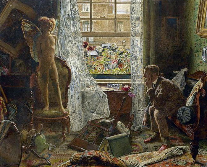 When Love Сame into the House - Byam Shaw