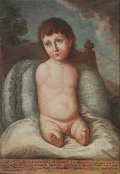 El niño Juan Pantaleón Avilés de Luna Alvarado, 1808 - Хосе Кампече