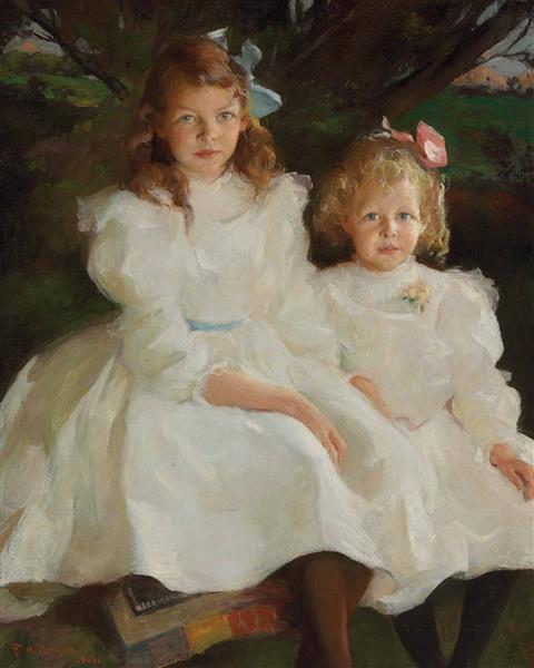 Two Little Girls, 1903 - Frank W. Benson