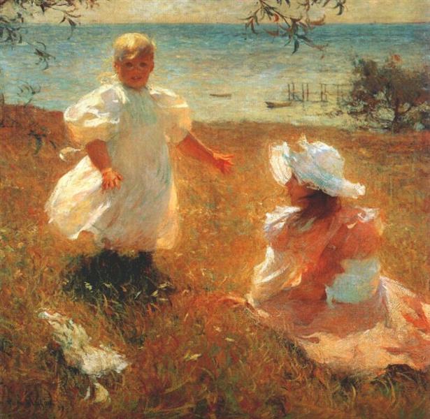 The Sisters, 1889 - Frank W. Benson