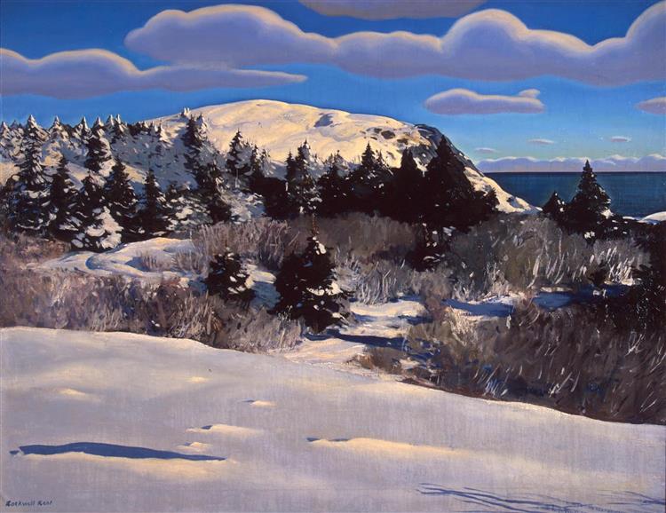 Maine Headland, Winter, 1906 - Rockwell Kent
