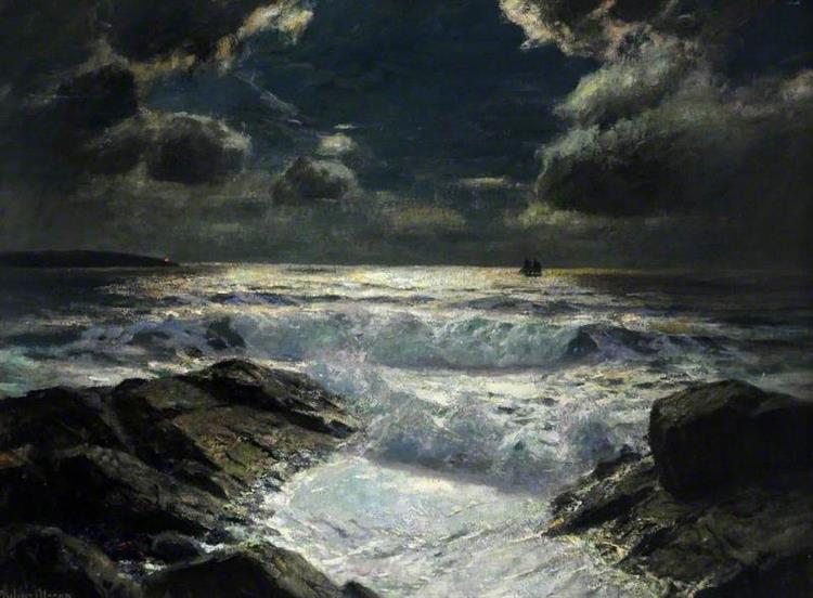 Cloudy Moonlight, 1900 - Julius Olsson