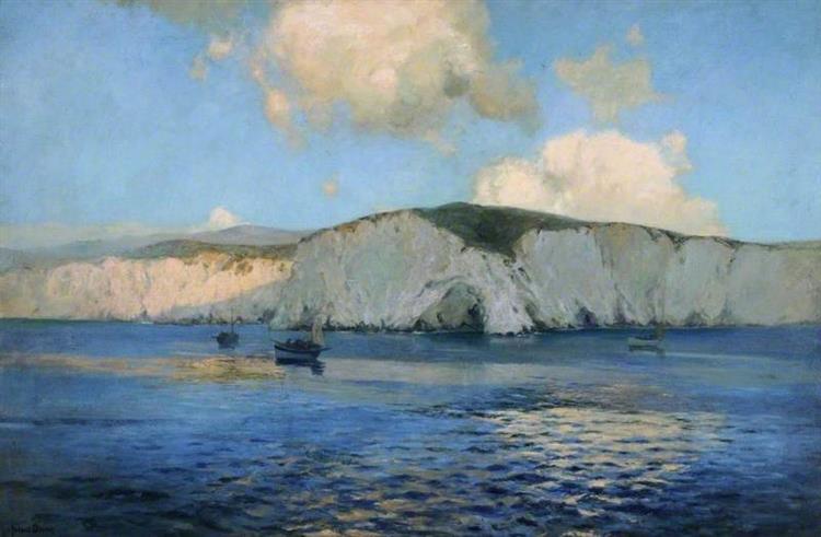 Off the Isle of Wight - Julius Olsson