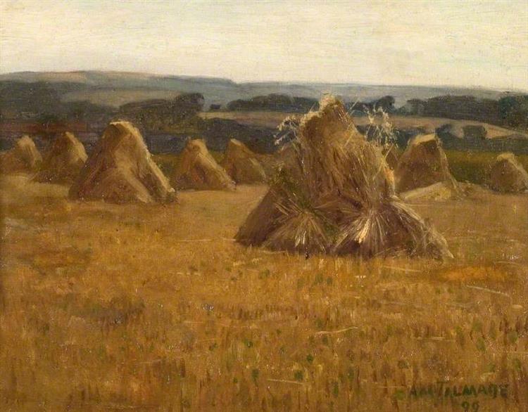 Corn Stacks, 1908 - Algernon Talmage