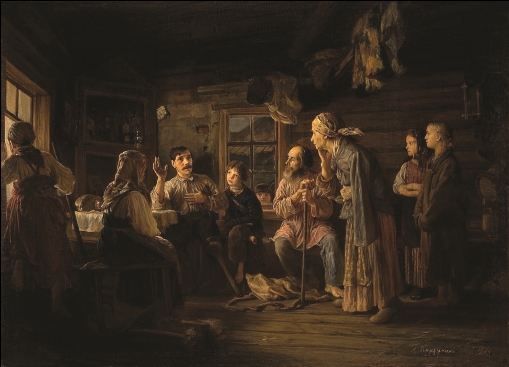 Return from the War, 1865 - Алексей Иванович Корзухин