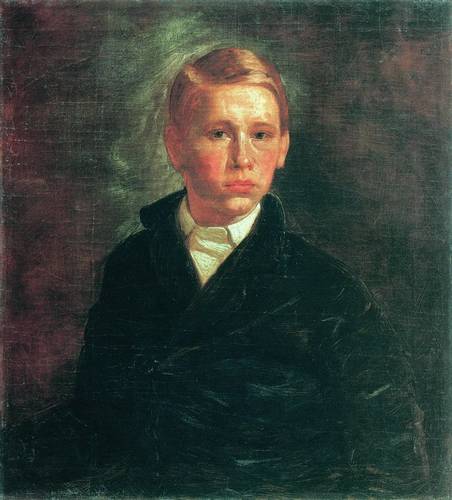 Self-portrait, 1850 - Алексей Иванович Корзухин