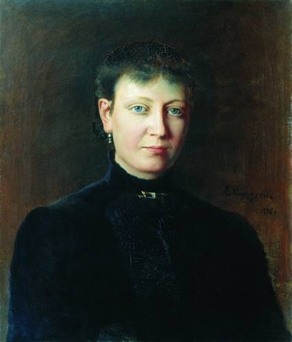 Portrait of a Woman, 1886 - Alexei Korzukhin