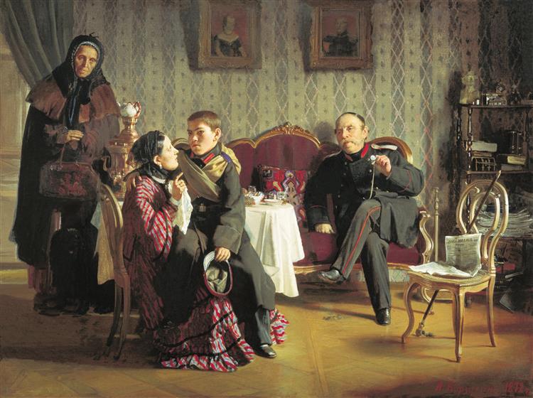 Parting, 1872 - Алексей Иванович Корзухин
