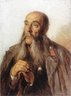 Portrait of the Retired Soldier, 1883 - Алексей Иванович Корзухин
