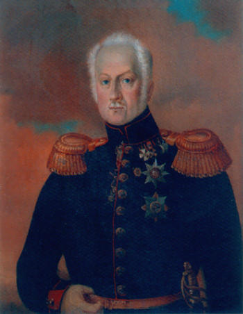 Portrait of General V.A. Glinka, 1855 - Alexei Korzukhin