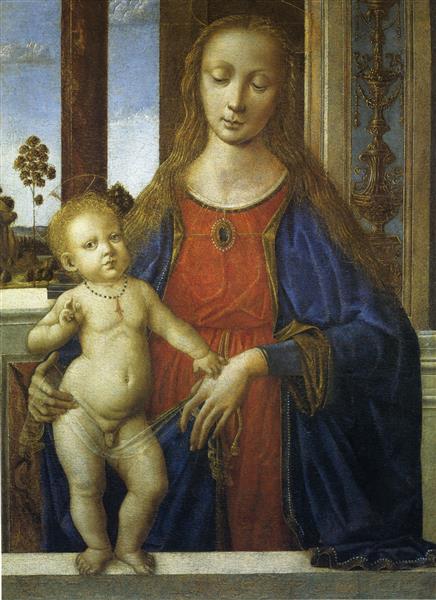 Madonna and Child, c.1475 - c.1480 - Андреа Верроккьо