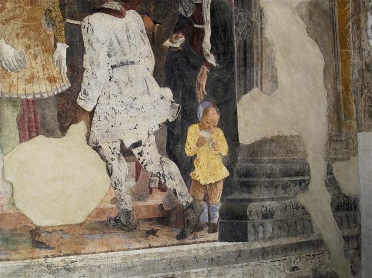 Allegory of March – Triumph of Minerva and Sign of Aries. Frescos in Palazzo Schifanoia (detail), 1470 - 弗朗切斯科·德爾·科薩