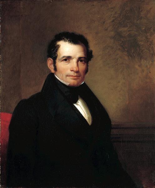 Portrait of Luman Reed - Asher Brown Durand