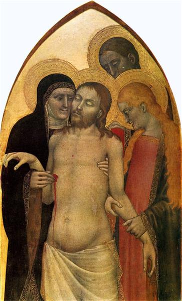 Pieta, 1365 - Giovanni da Milano
