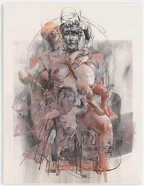 Study for Isis and Horus - Jenny Saville