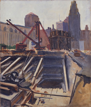 Untitled (Excavation), c.1924 - 亚历山大·考尔德