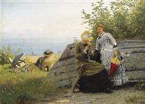 Ladies in the Sunshine - Hans Fredrik Gude
