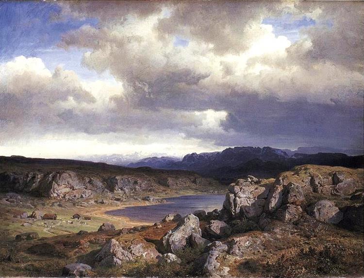 Norwegian Highlands, 1857 - Hans Gude