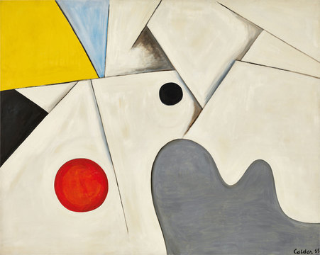 White Fields, 1955 - Alexander Calder