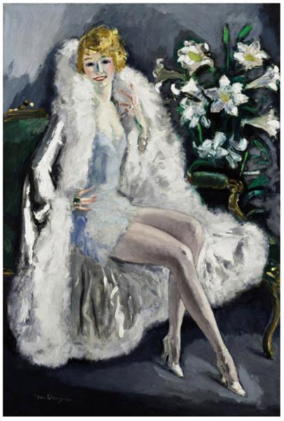 Portrait of Lily Damita, the Actress, 1926 - 基斯·梵·鄧肯