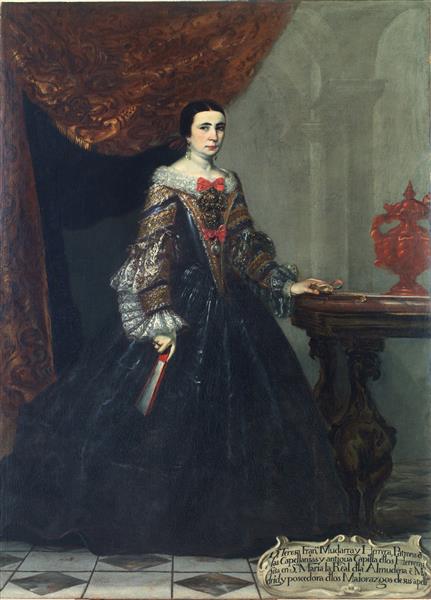 Portrait of Teresa Francisca Mudarra Y Herrera, 1690 - Claudio Coello