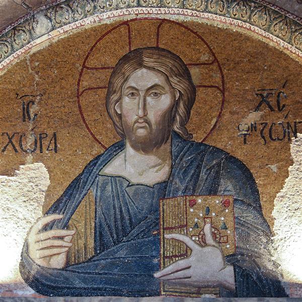 Спас Вседержитель, c.1320 - Візантійські Мозіїки