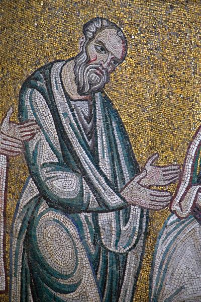 St.John (Eucharist Cycle), c.1113 - Byzantine Mosaics