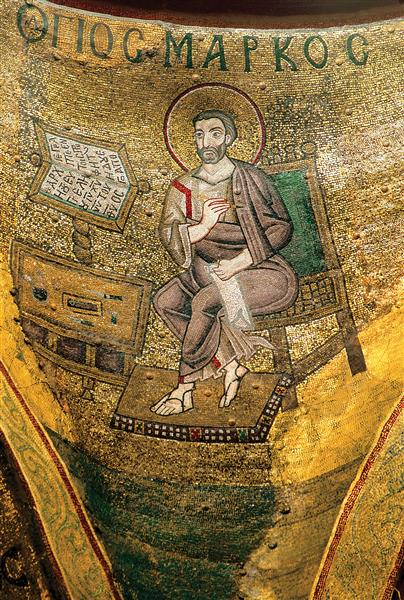 St. Mark the Evangelist, c.1030 - Byzantine Mosaics