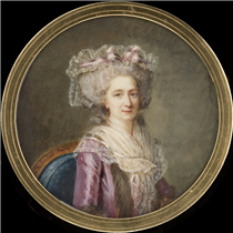 Portrait of Françoise de Châlus - Мари-Габриель Капе