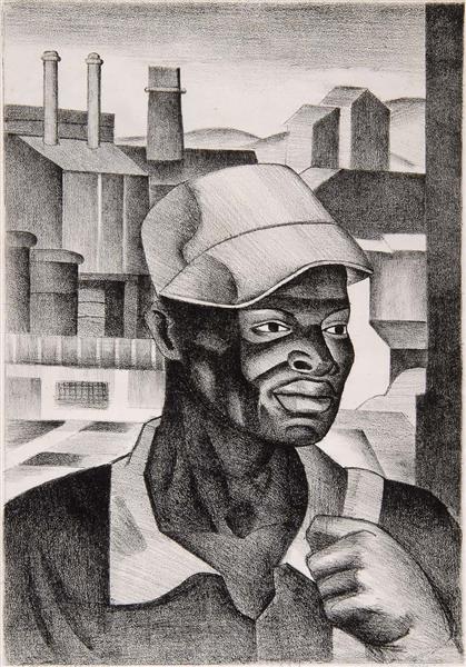 The Negro Worker, 1938 - James Lesesne Wells