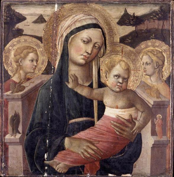 Madonna and Child Enthroned - Lo Scheggia