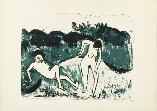 In the Meadow, 1912 - Эрих Хеккель