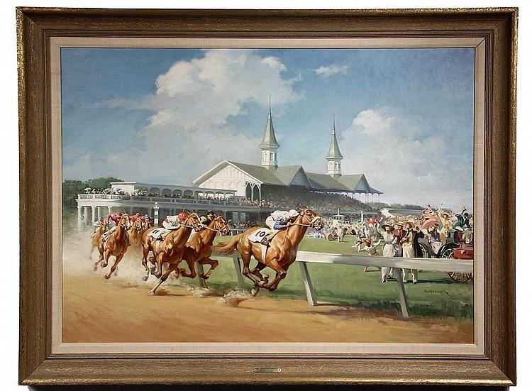 The Kentucky Derby - Haddon Sundblom