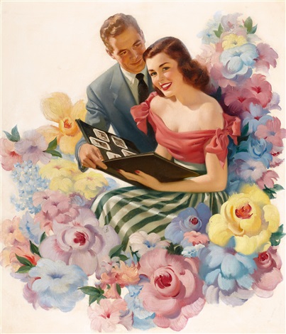 Cashmere Bouquet Soap Ad Illustration, c.1949 - Хэддон Сандблом