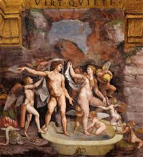 Venus and Mars Bathing - Джулио Романо