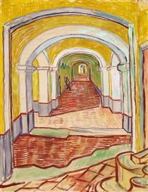 Corridor in the asylum - Vincent van Gogh