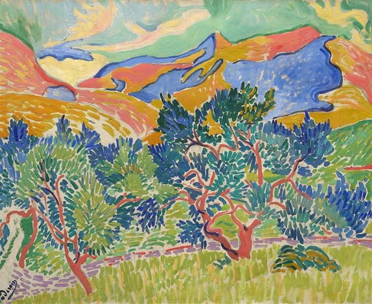 Mountains at Collioure, 1905 - Andre Derain