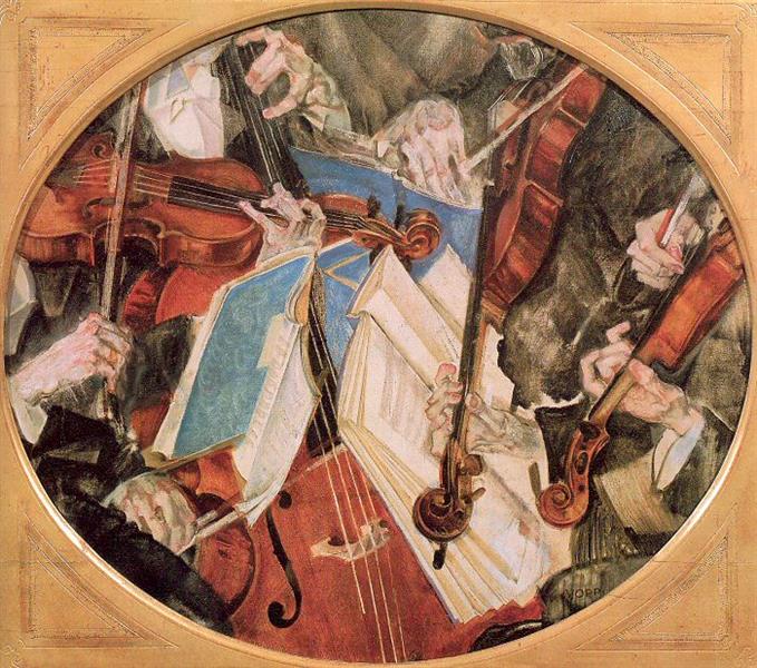 The Klinger Quartet, 1916 - Max Oppenheimer