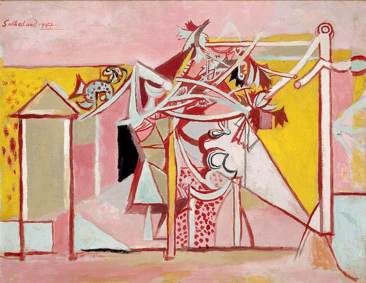 Pink Vine Pergola, 1947 - Graham Sutherland