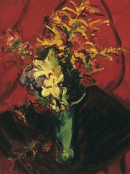 Golden Rod and Lilies, 1928 - Matthew Smith