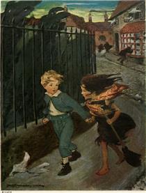 At the Back of the North Wind - Jessie Willcox Smith