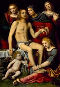 Lamentation over the Dead Christ - Bernardino Luini