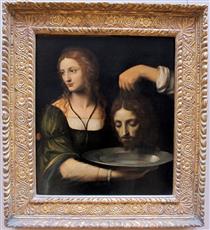 Salome with the Head of St. John the Baptist - Бернардіно Луїні