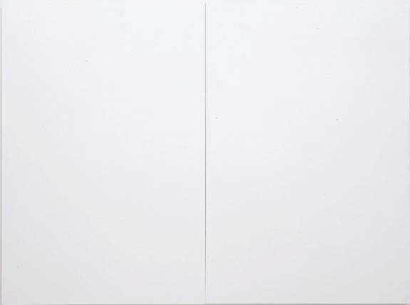 White Painting [two Panel], 1951 - Robert Rauschenberg