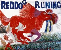 Red Dog Running #3 - William Hawkins