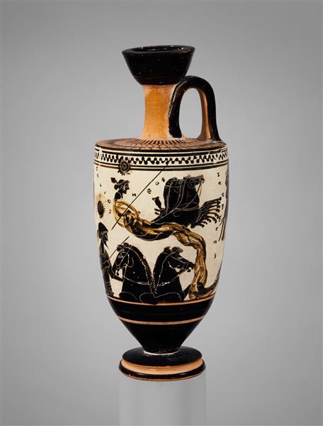 Terracotta Lekythos (oil Flask), c.500 BC - Кераміка Стародавньої Греції