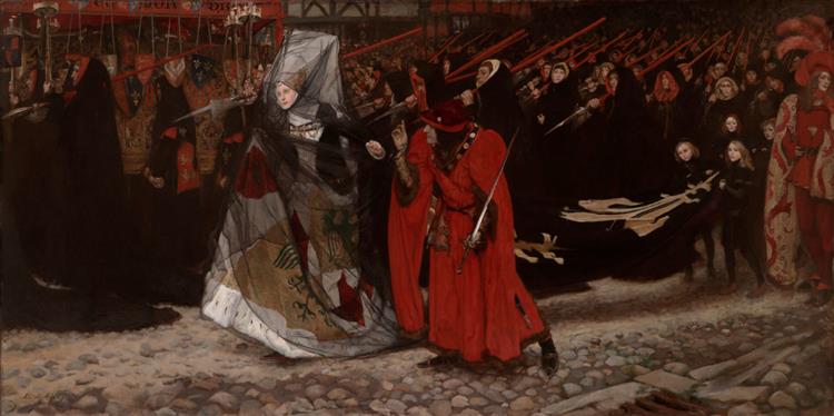 Richard, Duke of Gloucester, and the Lady Anne, 1896 - Едвін Остін Еббі